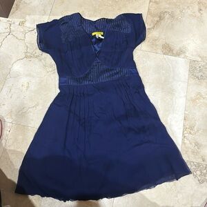 Size 2 blue dress with pockets